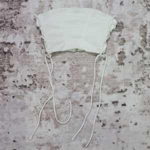 Corset Top Coquette Clean Girl Festival Princess Polly Cinch Bustier Sz 6 White